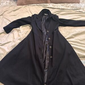 Elegant Black Long Coat